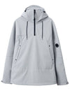 Lens Wappen Half Zip Up Anorak Grey - CP COMPANY - BALAAN 1