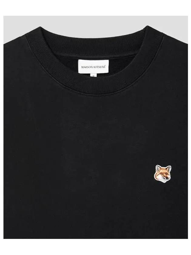 Fox Head Patch Regular Sweatshirt Black - MAISON KITSUNE - BALAAN 4