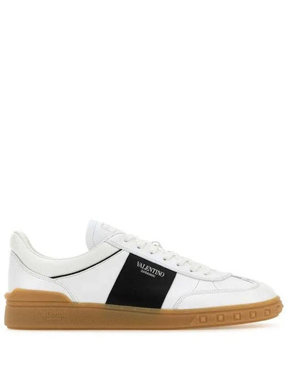 Up Village Low Top Sneakers White Black - VALENTINO - BALAAN 2