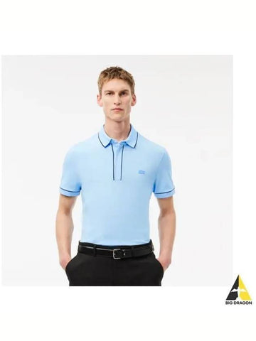 Men s Smart Paris Polo Sky Blue - LACOSTE - BALAAN 1