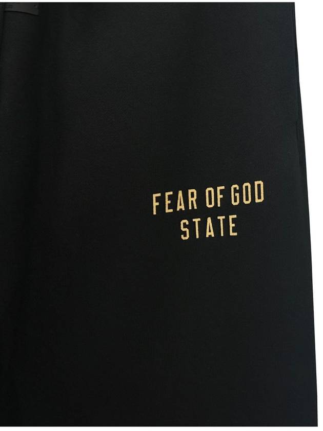 Essential Fleece Track Pants Black - FEAR OF GOD - BALAAN 4