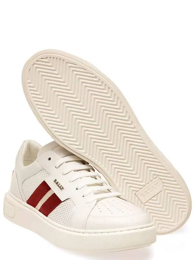 Melys Leather Low Top Sneakers White - BALLY - BALAAN 3