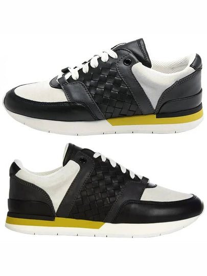 Intrecciato Low Top Sneakers Black - BOTTEGA VENETA - BALAAN 2