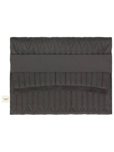 Air Knit Laptop Pouch Deep Charcoal 13 Type - PLEATSMAMA - BALAAN 1