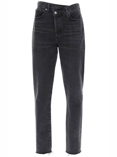 Crisscross Straight Jeans Black - AGOLDE - BALAAN 2