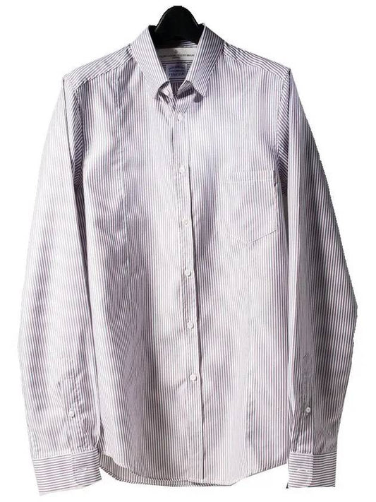 11th Anniversary Pocket Striped Cotton Shirt G19U522 A7 - GOLDEN GOOSE - BALAAN 2