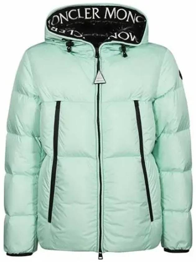 Men's Moncla Montcla Down Short Padding Mint Green - MONCLER - BALAAN.