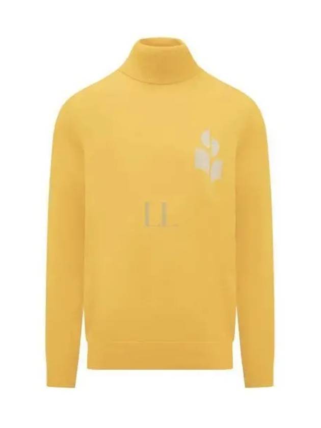 Enzo Logo Turtleneck Yellow - ISABEL MARANT - BALAAN 2