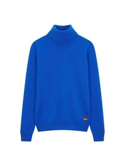 Women s Cashmere Turtleneck Sweater Blue 271992 - PAUL SMITH - BALAAN 1