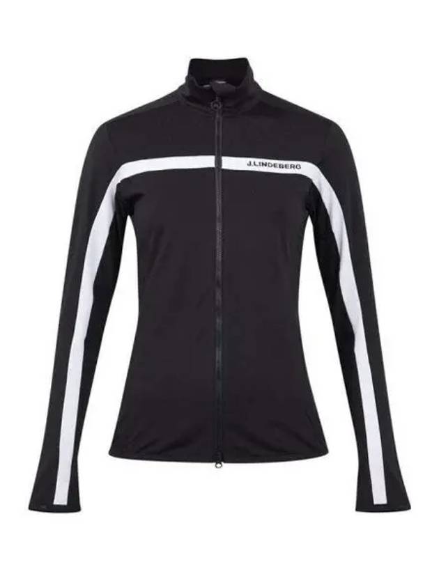 Janice Full Zip-up Jacket Black - J.LINDEBERG - BALAAN 2