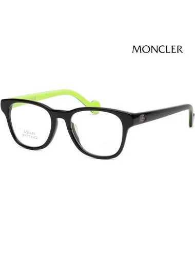 Glasses frame ML5065F 001 black horn rim Asian fit - MONCLER - BALAAN 1