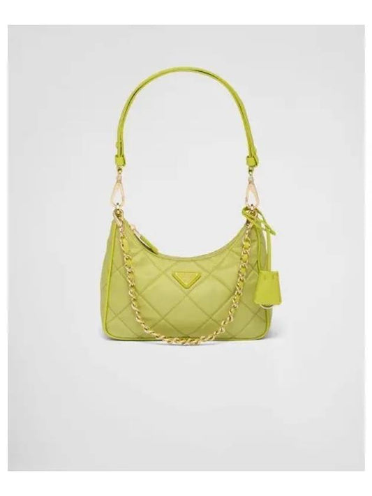 Re-Nylon Mini Bag Lime Green - PRADA - BALAAN 2