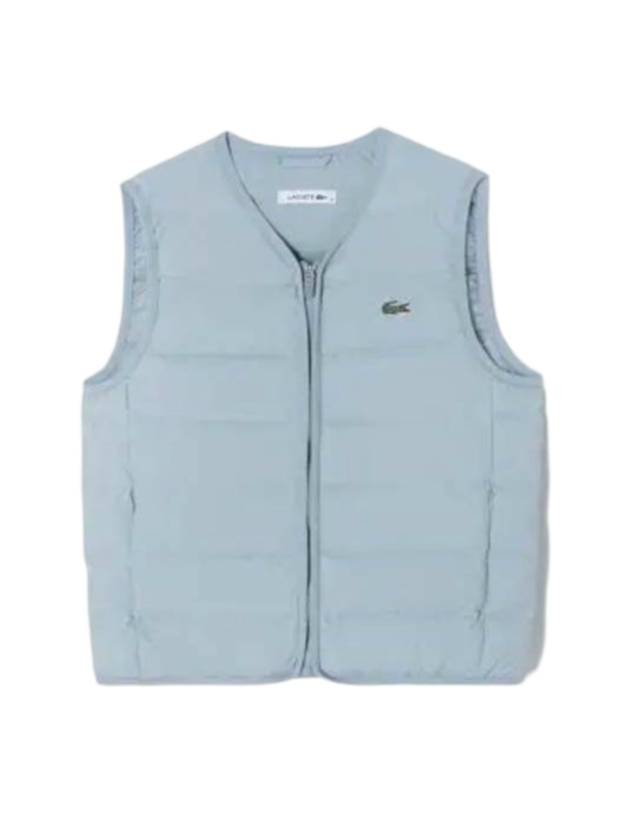 Women's Light Down Vest Light Blue - LACOSTE - BALAAN 1