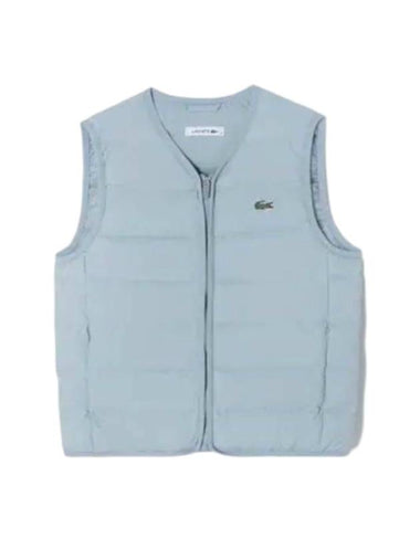 Women's Light Down Vest Light Blue - LACOSTE - BALAAN 1