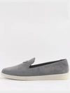 Suede Loafers Grey - PRADA - BALAAN 4