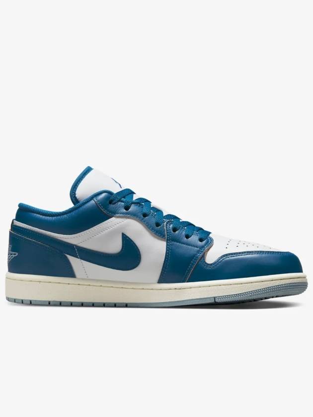 Nike Air Jordan 1 Low SE White Industrial Blue FN5214 141 - JORDAN - BALAAN 3