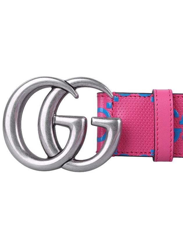 GG Marmont Leather Belt Pink - GUCCI - BALAAN 6