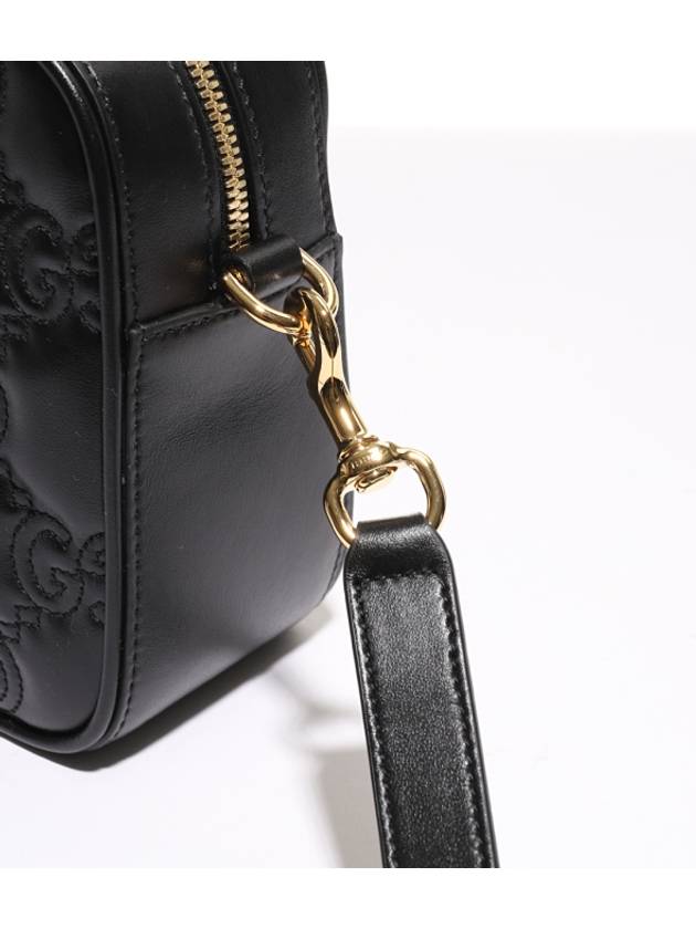 GG Matelasse Leather Cross Bag Black - GUCCI - BALAAN 7