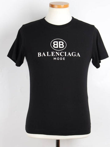 BB Mode Logo Short Sleeve T Shirt M - BALENCIAGA - BALAAN 1