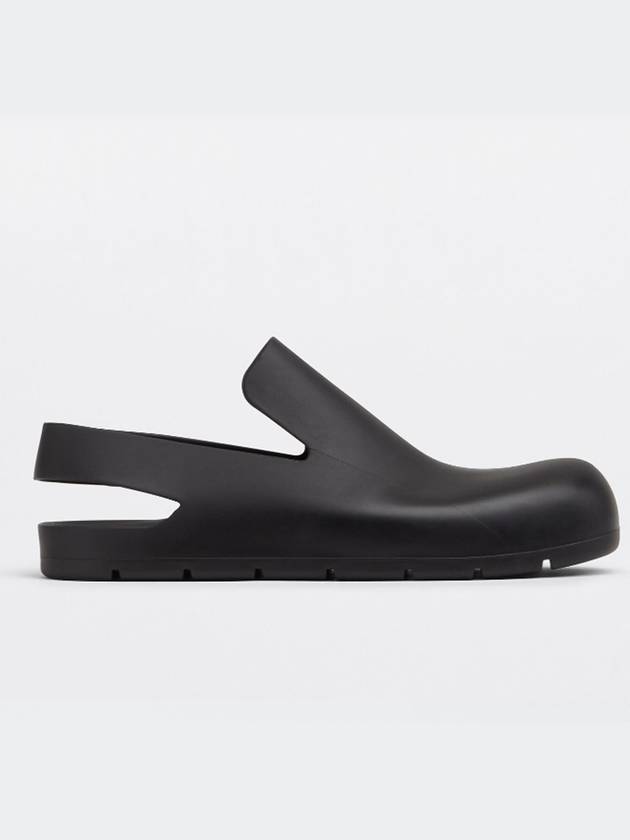 Puddle Clog Rubber Sandals Black - BOTTEGA VENETA - BALAAN 7