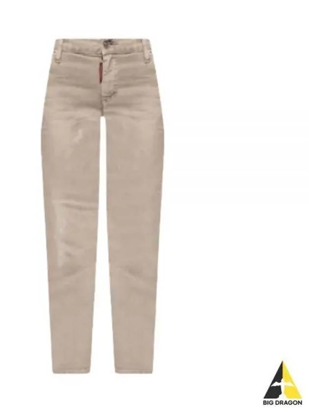 Bell Bottom Jeans Beige - DSQUARED2 - BALAAN 2