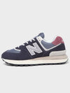 574 Lifestyle Low Top Sneakers Navy - NEW BALANCE - BALAAN 3