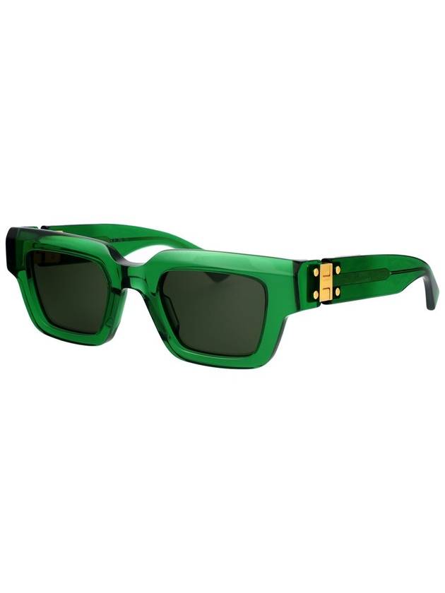 Eyewear Rectangle Sunglasses Green - BOTTEGA VENETA - BALAAN 3