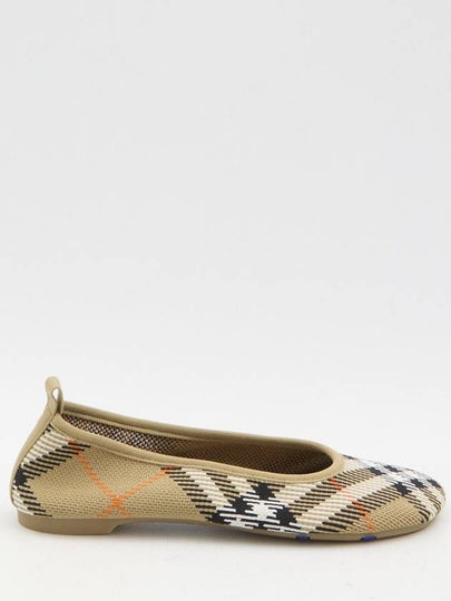 Baby Check Knit Ballerina Sand - BURBERRY - BALAAN 2