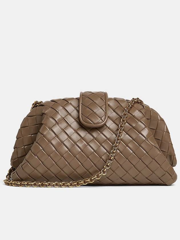 Teen Lauren 1980 Chain Clutch Bag Pinecone - BOTTEGA VENETA - BALAAN 3