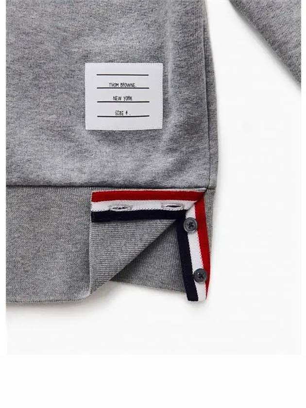 Center Back Stripe Crewneck Sweatshirt Light Grey - THOM BROWNE - BALAAN 6