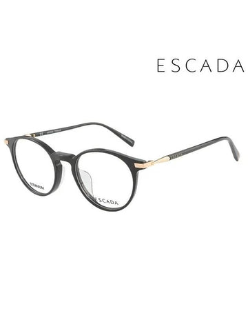 Glasses Frame VES A86F 0700 Round Titanium Men Women - ESCADA - BALAAN 1