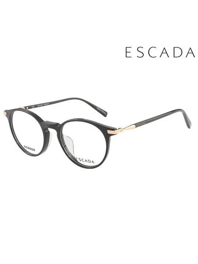 Glasses Frame VES A86F 0700 Round Titanium Men Women - ESCADA - BALAAN 2