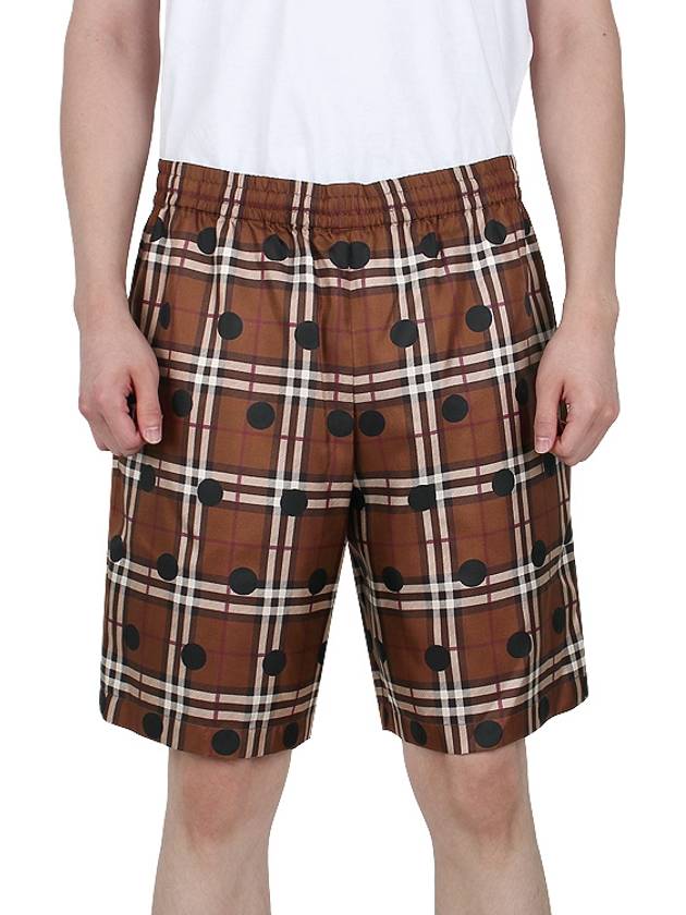 Vintage Check Polka Dot Silk Shorts - BURBERRY - BALAAN 2