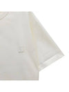 Flower Back Logo Short Sleeve T-Shirt Ivory - WOOYOUNGMI - BALAAN 8