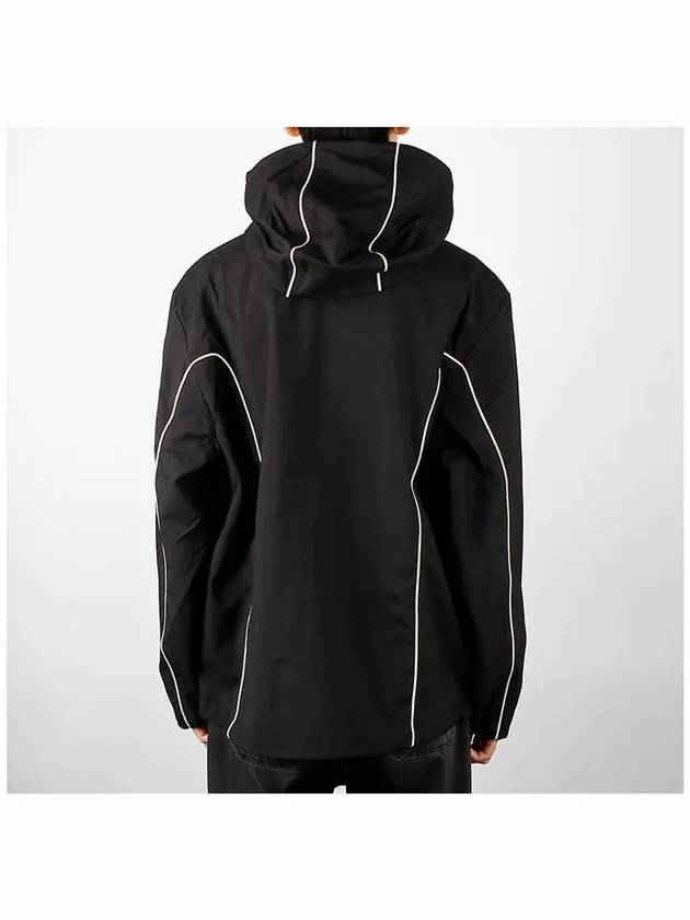 J Hives Contrast Piping Windbreaker Black - DIESEL - BALAAN 5