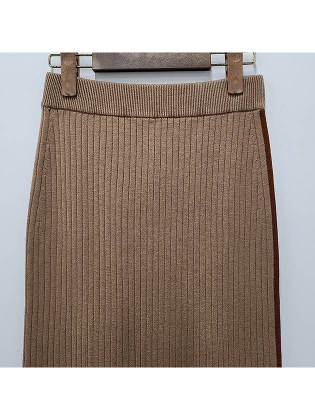 Studio ORAZIO Knit Skirt Camel 2363060233600 001 - MAX MARA - BALAAN 4