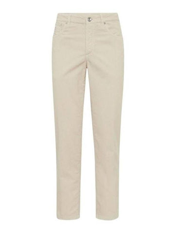 Pants M279DI1780C6233 White - BRUNELLO CUCINELLI - BALAAN 1