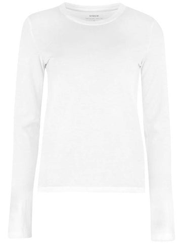 Vince Long Sleeve Cotton T-Shirt - VINCE - BALAAN 1