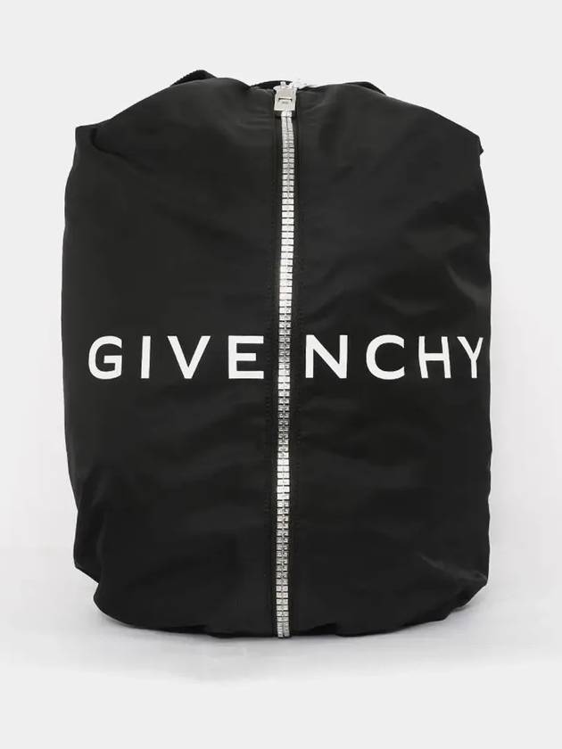 Logo Nylon Zippper Backpack - GIVENCHY - BALAAN 4