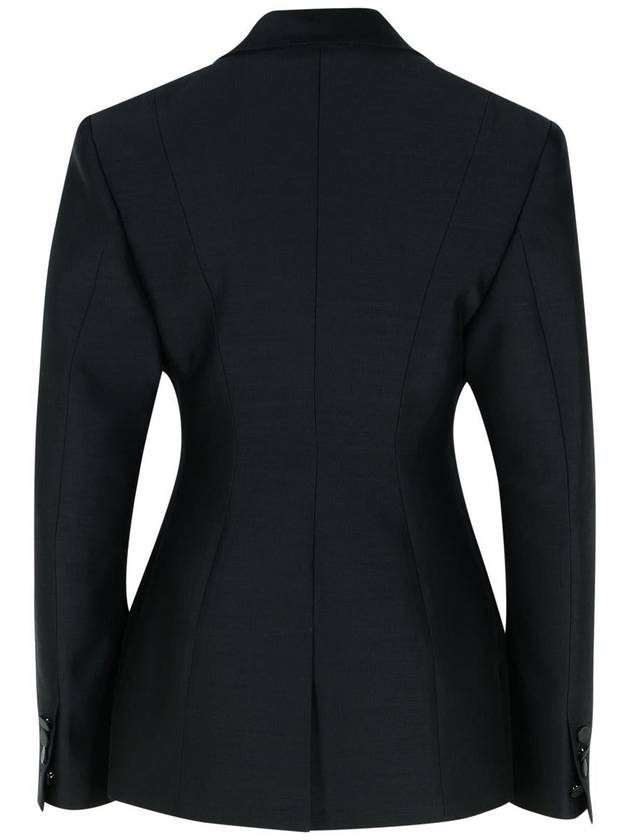 DSQUARED2 'Dan' Black Virgin Wool Blend Blazer - DSQUARED2 - BALAAN 3