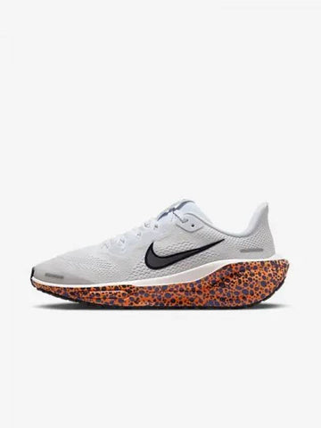 Pegasus 41 Electric Junior Road Running Shoes Football Gray Total Orange Dark Obsidian FV3461 001 742729 - NIKE - BALAAN 1