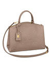 Grand Palais Monogram Empreinte Tote Bag Grey - LOUIS VUITTON - BALAAN 1