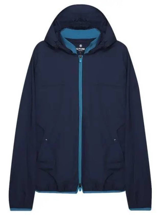 Everyday Ripstop Slim Fit Hooded Windbreaker Navy - G/FORE - BALAAN 1