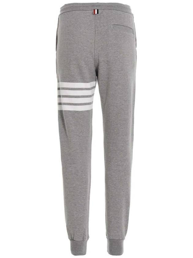 Men's Classic Loopback Engineered 4-Bar Sweatpants Light Grey - THOM BROWNE - BALAAN 3