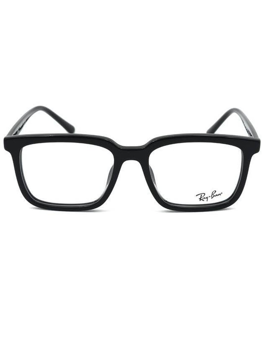 Eyewear Alain Optics Rectangle Eyeglasses Black - RAY-BAN - BALAAN 1