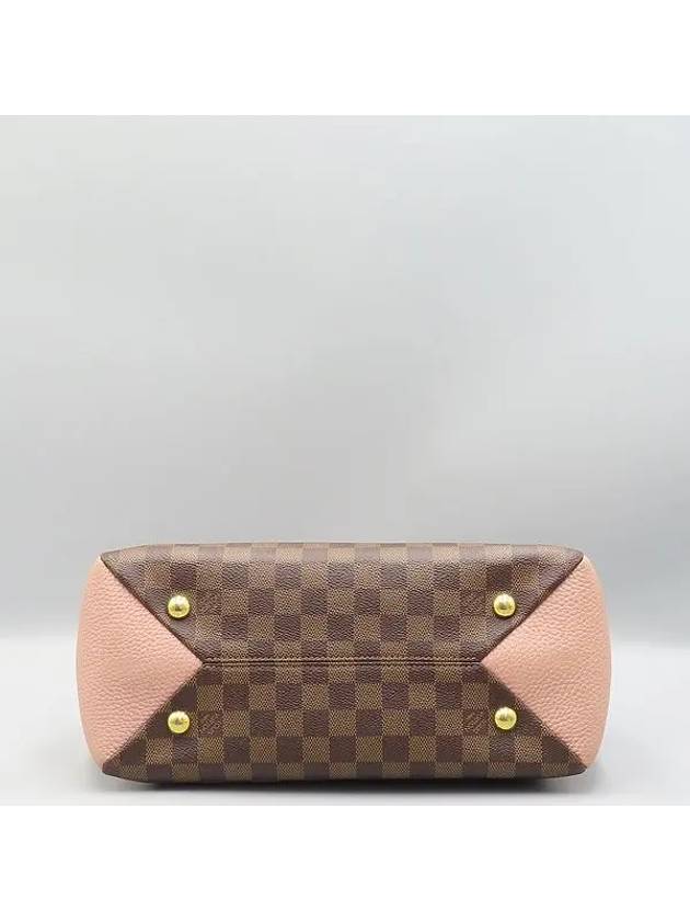 N41674 Pink Damier Eben Leather Brittany Tote Bag Shoulder Strap 2WAY - LOUIS VUITTON - BALAAN 4