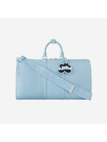 Keepall Bandoulière 50 Sky Blue - LOUIS VUITTON - BALAAN 1