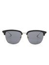 Eyewear Logo Sunglasses Gold Black - GUCCI - BALAAN 1