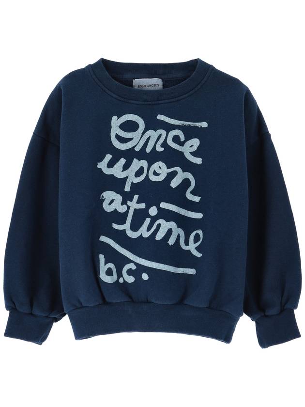 logo print brushed sweatshirt B224AC041 411 - BOBO CHOSES - BALAAN 1