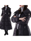 Women's Faucon Long Padding Black - MONCLER - BALAAN 3